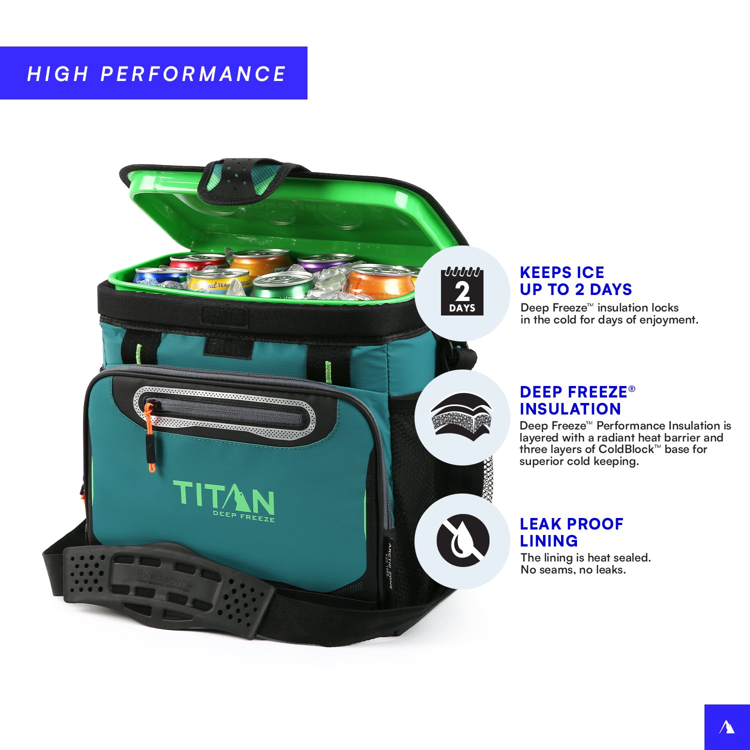 Titan by Arctic Zone™ 16 Can Zipperless HardBody® Cooler | Arctic Zone