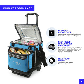 Titan by Arctic Zone™ 60 (50+10) Can Wheeled Cooler | Arctic Zone